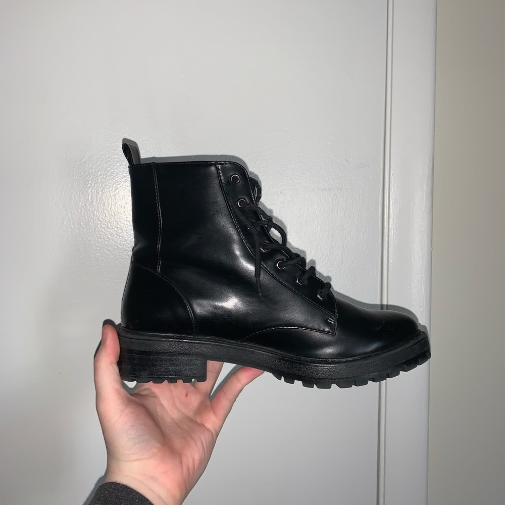Black Combat Boots